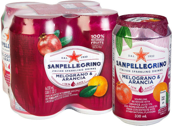 San Pellegrino Melograno E Arancia (330ml)