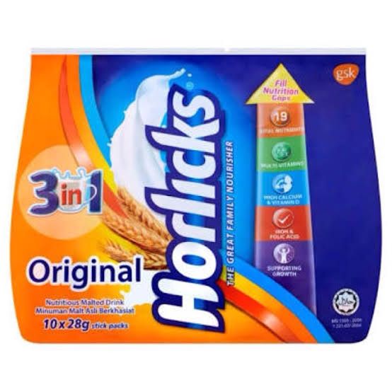 Horlick 3-In-1 Sachets (28g)
