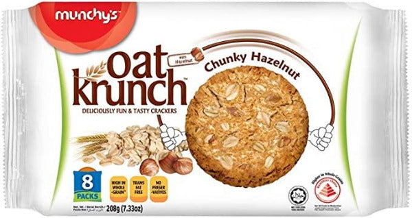 Munchys Oat Krunch Chunky Hazelnut (208g)