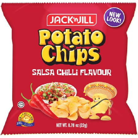 Jack N' Jill Potato Chips Salsa Chilli (50 x 22g)
