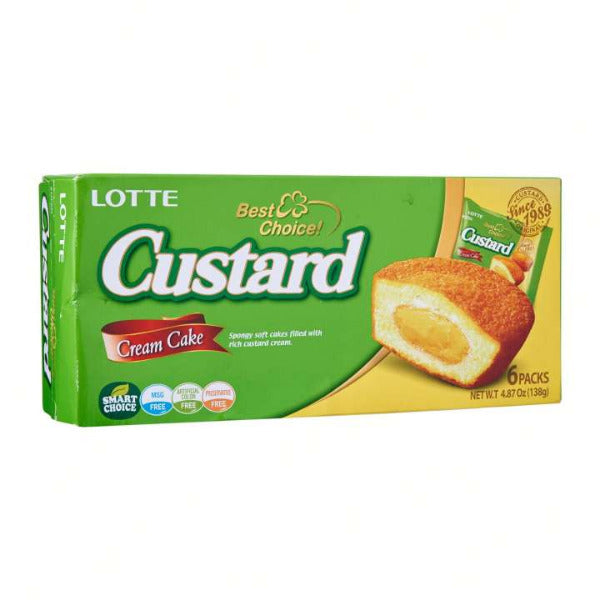 Lotte Custard Cream Cakes (138g)