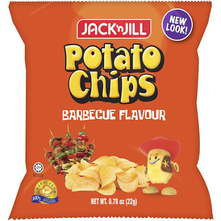 Jack N' Jill Potato Chips BBQ (50 x 22g)