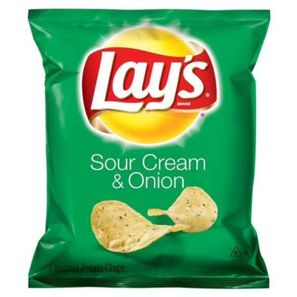 Fritolays Lays Sour Cream and Onion (55 x 28.3g)