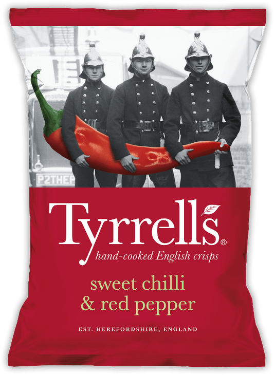 Tyrrell's Sweet Chilli and Red Pepper Potato Crisps (24 x 40g)
