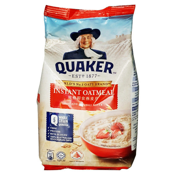 Quaker Hearty Supreme Quick Cook Oatmeal (900g)