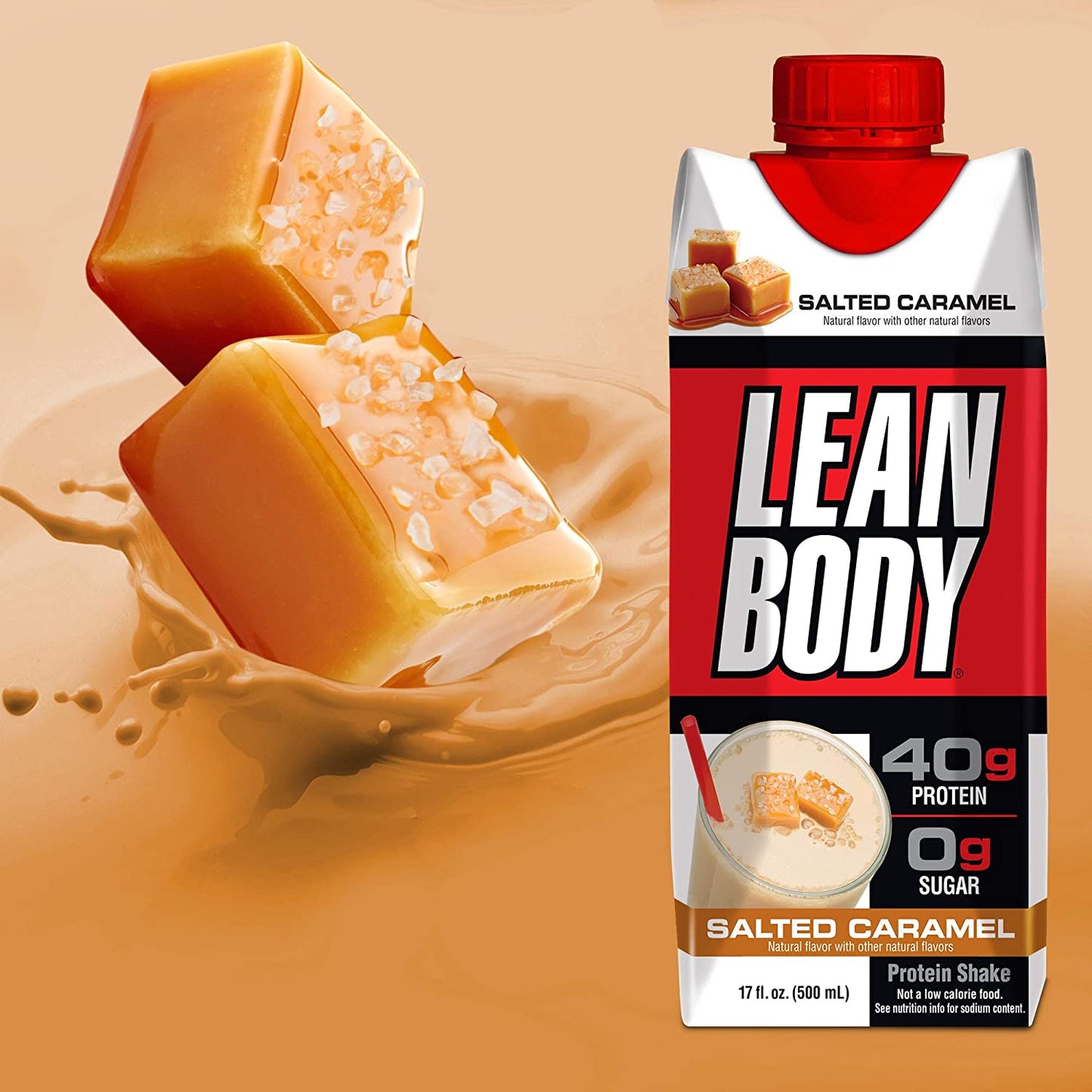 Lean Body Protein Shake Salted Caramel (250ml)