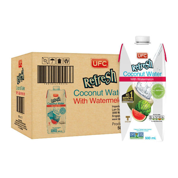 UFC Refresh Coconut Water With Watermelon (500ml)
