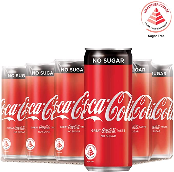 red coca cola zero 12 cans of 320ml