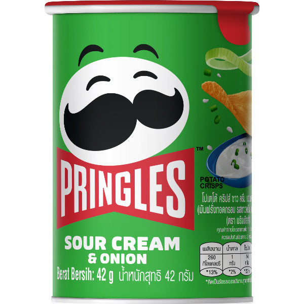 Pringles Sour Cream and Onion (12 x 42g)