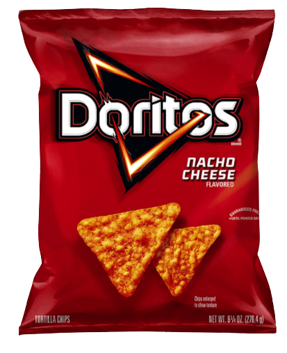 Doritos nacho cheese red packet