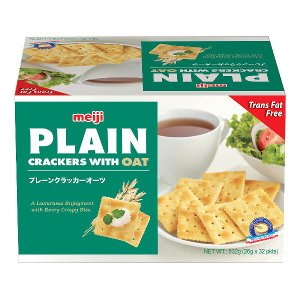 Meiji Plain Crackers Oats (32 x 26g)