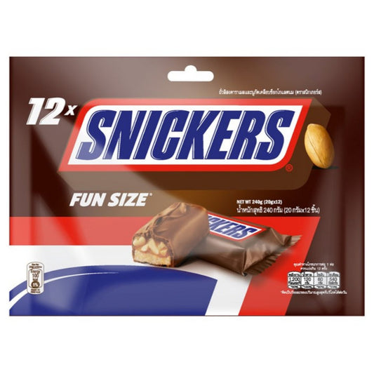 Snickers Peanut Chocolate Funsize 8's (400g)