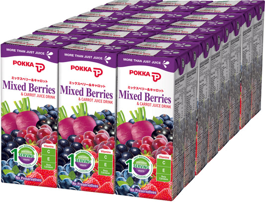 Pokka Mixed Berries and Carrot Juice (250ml)
