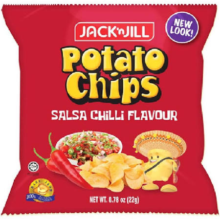 Jack N' Jill Potato Chips  Salsa Chilli (50 x 22g)