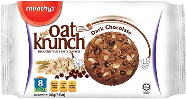 Munchys Oat Krunch Dark Chocolate (208g)