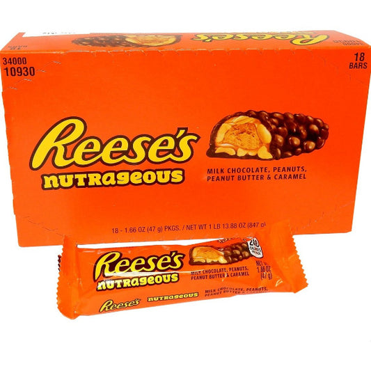 REESES Nutrageous Chocolate Peanut Butter Bar (47g)