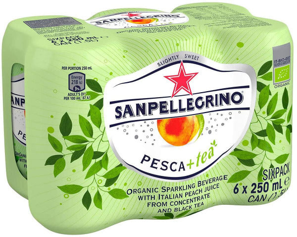 San Pellegrino Organic Pesca Tea (250ml)