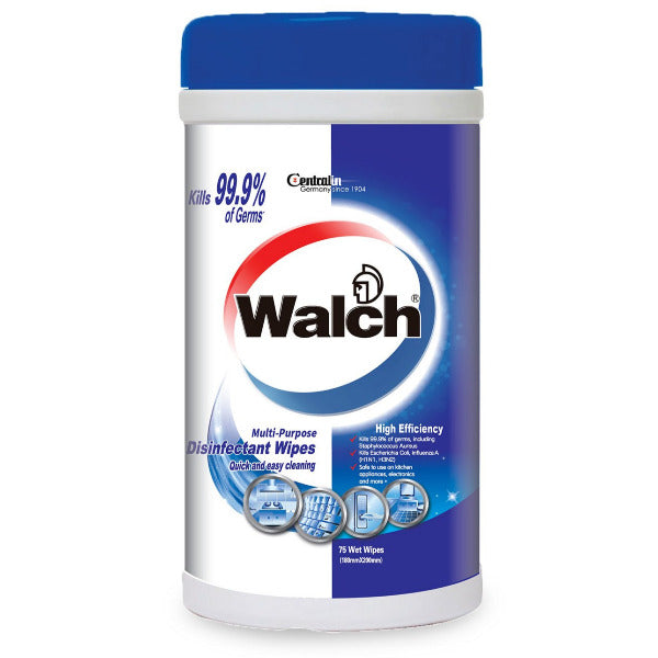 Walch Multipurpose Disinfectant Wipes High Efficiency
