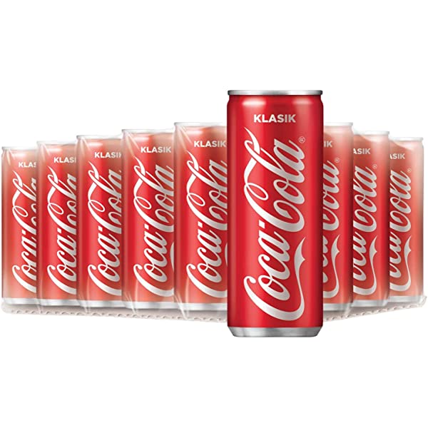 red classic coca cola 12 cans of 320ml