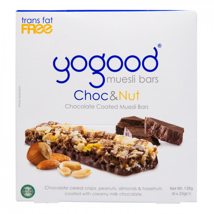 YoGood Muesli Bar Chocolate And Nuts (6x23g)