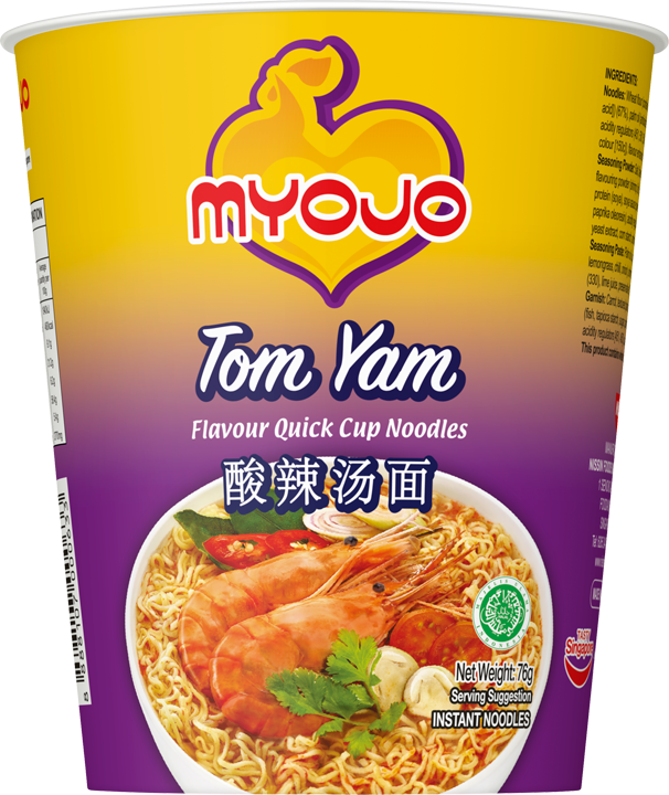 Myojo Quick Cup Noodle Tom Yam (76gm)