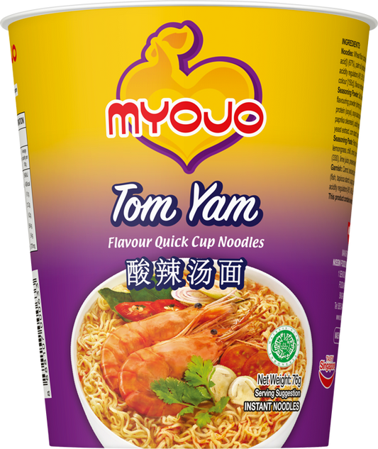 Myojo Quick Cup Noodle Tom Yam (76gm)